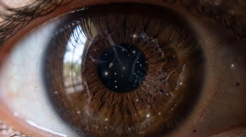 Eye Floaters and Flashes Eye Floaters Causes Flashes in Vision Retinal Tear Symptoms Sudden Eye Floaters